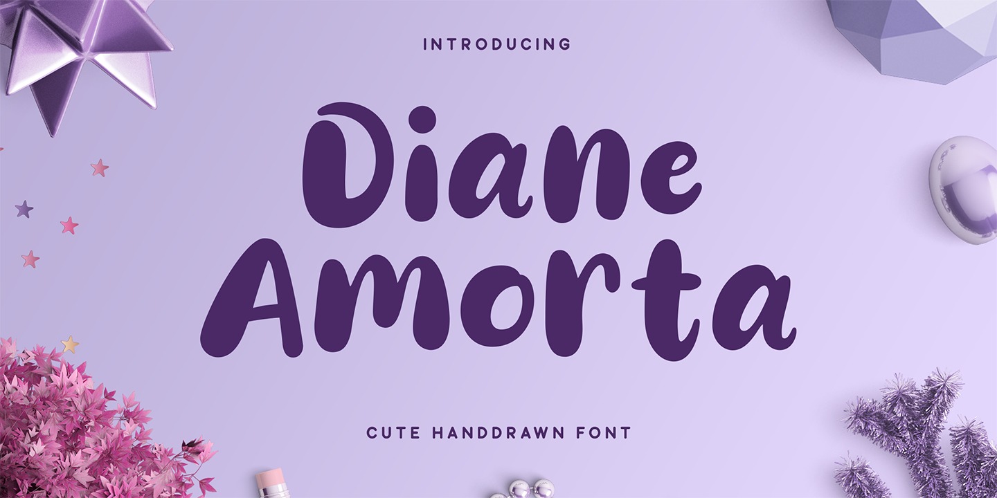 Пример шрифта Diane Amorta #1
